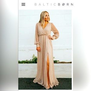 Baltic born sparkle gown in medium- NWT